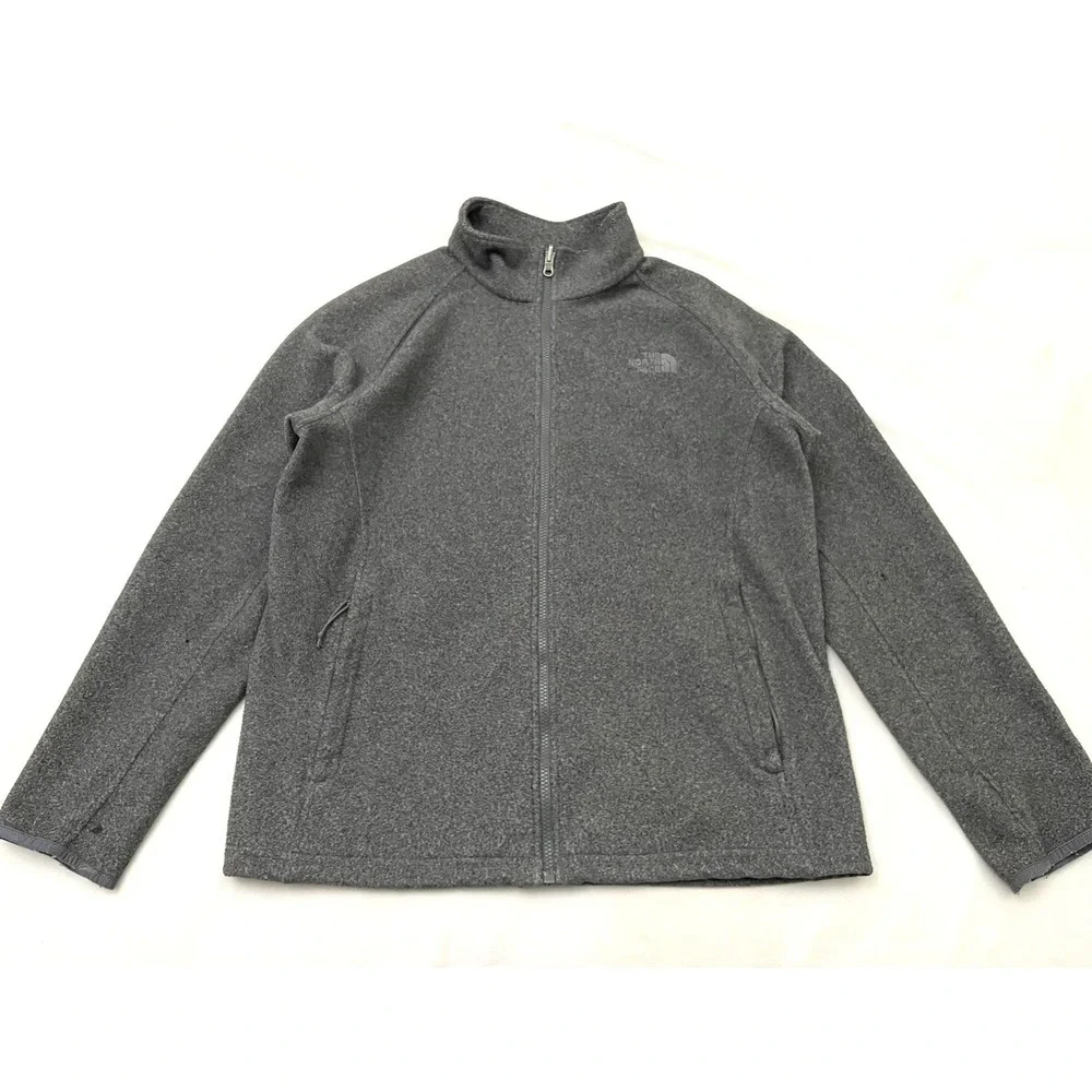 The North Face Men's Windstopper Full Zip Jacket Large Gray READ‎